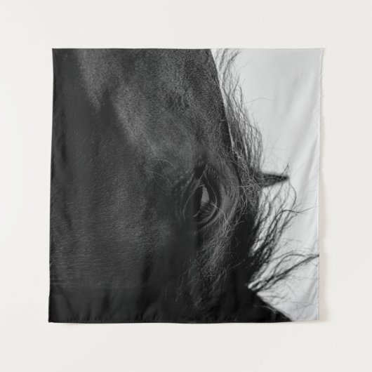 黒馬 タペストリー (正面(横))