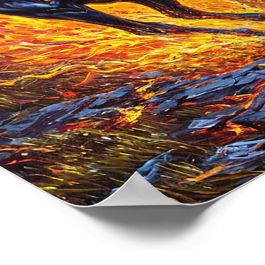 黒馬 ポスター (角)