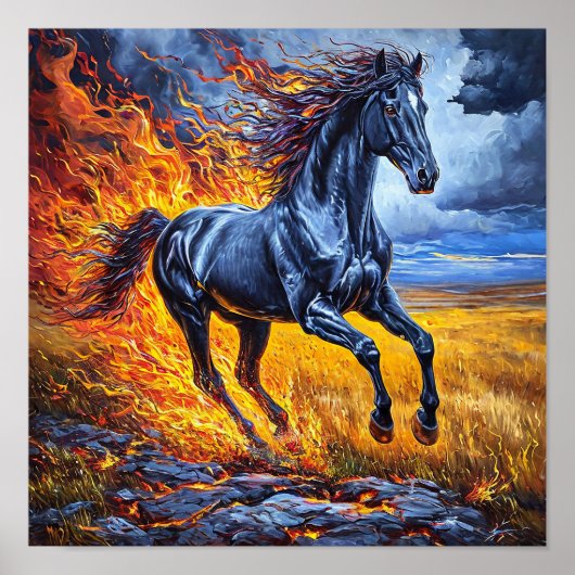 黒馬 ポスター (正面)