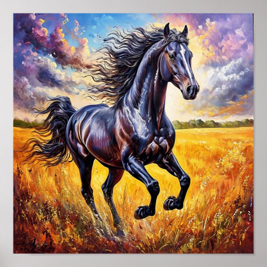 黒馬 ポスター (正面)