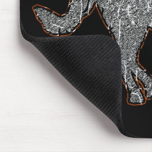 黒馬 マウスパッド (コーナー)