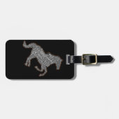 黒馬 ラゲッジタグ (正面横)