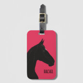 黒馬 ラゲッジタグ (正面縦)