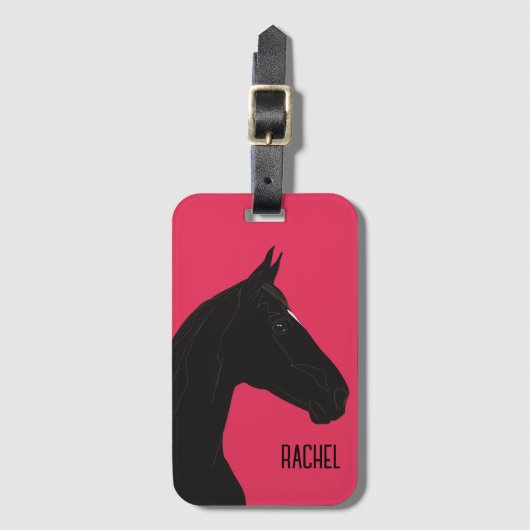 黒馬 ラゲッジタグ (正面縦)
