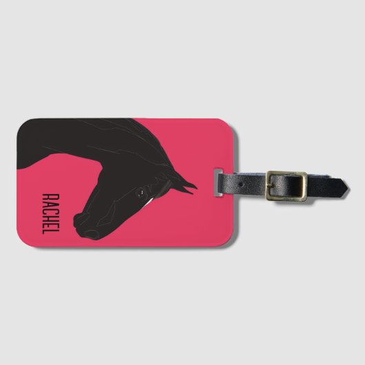 黒馬 ラゲッジタグ (正面横)