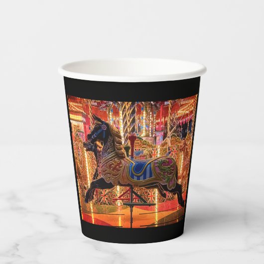 黒馬 紙コップ (裏面)