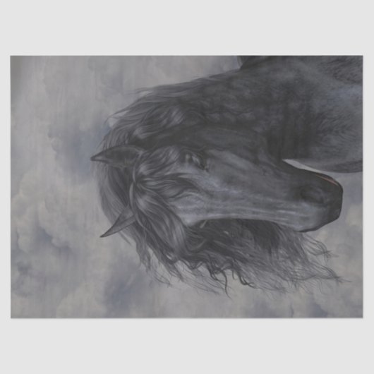 黒馬 薄葉紙 (正面)