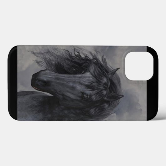 黒馬 Case-Mate iPhoneケース (裏面 (横))