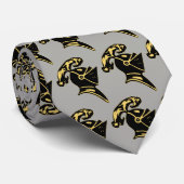 黒騎士のヘルメット--灰色 ネクタイ (ロール)