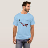 黒騎士F-16のTシャツ Tシャツ (正面フル)