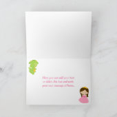 黒髪のプリンセスとドラゴン カード (内部)