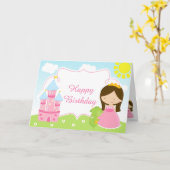 黒髪のプリンセスとドラゴン カード (黄色い花)