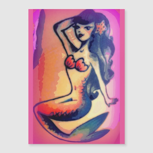 黒髪のマーメイド美しい (正面)