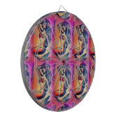 黒髪のマーメイド美しい ダーツボード (正面左)