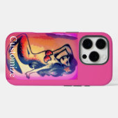 黒髪のマーメイド美しい Case-Mate iPhoneケース (裏面 (横))