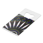 黒髪のモダン人 クレジットカード栓抜き (裏面アングル)