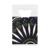 黒髪のモダン人 クレジットカード栓抜き (裏面)