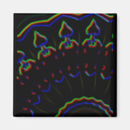 黒髪のモダン人 マグネット