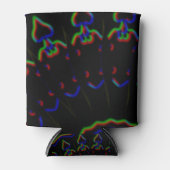 黒髪のモダン人 缶クーラー (正面)