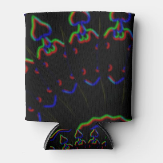 黒髪のモダン人 缶クーラー (正面)