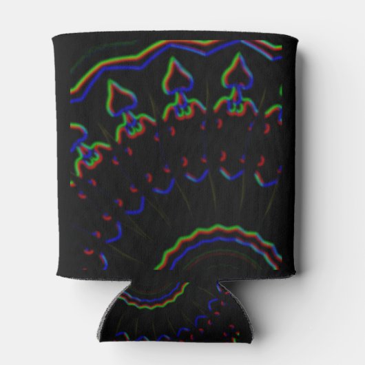 黒髪のモダン人 缶クーラー (裏面)