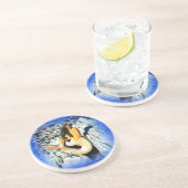 黒髪の人魚の青 コースター (側面)