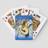 黒髪の人魚の青 トランプ (裏面)