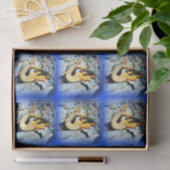 黒髪の人魚の青 薄葉紙 (ギフト)