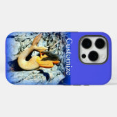 黒髪の人魚は青 Case-Mate iPhoneケース (裏面 (横))