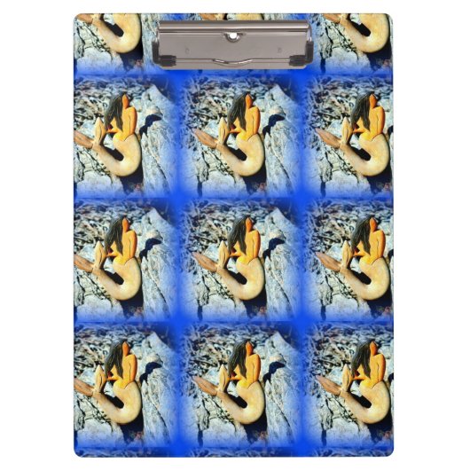 黒髪の人魚 クリップボード (正面)