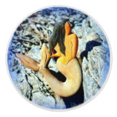 黒髪の人魚 セラミックノブ (正面)