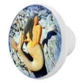 黒髪の人魚 セラミックノブ (右)