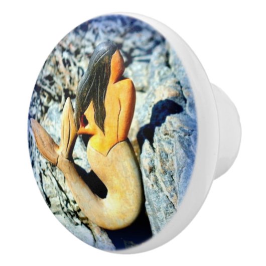 黒髪の人魚 セラミックノブ (右)