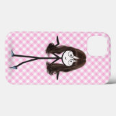 黒髪の棒人間女子 Case-Mate iPhoneケース (裏面 (横))