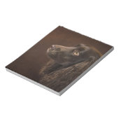 黒髪の犬 ノートパッド (回転)