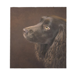 黒髪の犬 ノートパッド