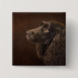 黒髪の犬 缶バッジ