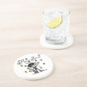 黒髪の男の子のロックスター コースター (側面)