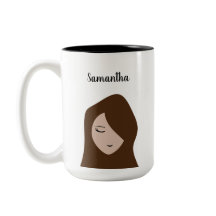 黒髪の美女：カスタマイズ可能な女の子のイラストMu