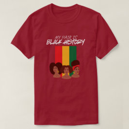"黒髪は歴史" ヘリテージ グラフィックTシャツ Tシャツ