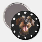 黒髪ダシュントの星 マグネット (正面/裏面)