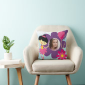 黒髪バレリーナ枕 クッション (椅子)