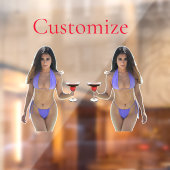 黒髪ビキニ美しいサンダー_コーブ ウィンドウサイン (シート2)