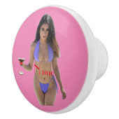 黒髪ビキニ美しいサンダー_コーブ セラミックノブ (右)