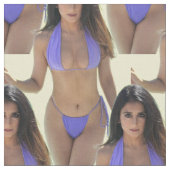 黒髪ビキニ美しいサンダー_コーブ ファブリック (クローズアップ)