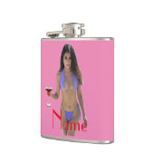 黒髪ビキニ美しいサンダー_コーブ フラスク (左)