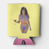 黒髪ビキニ美しいサンダー_コーブ 缶クーラー (正面)