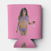 黒髪ビキニ美しいサンダー_コーブ 缶クーラー (裏面)