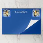 黒髪マーメイドサンダー_コーブ ペーパーパッド (折り畳み)