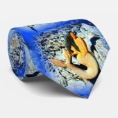 黒髪マーメイドブルー ネクタイ (ロール)